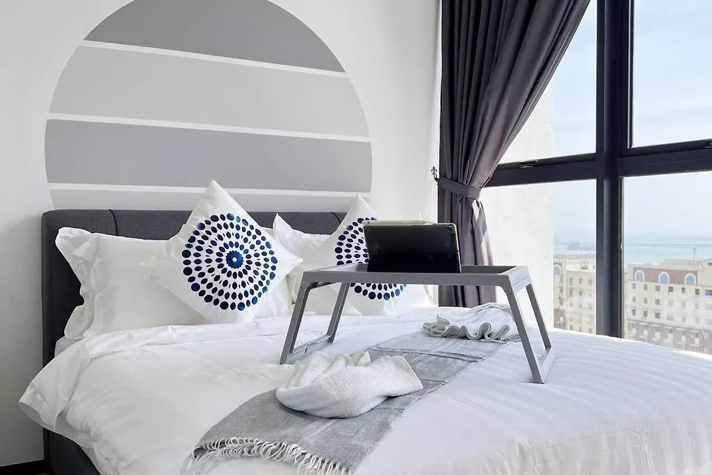Coastal Hideaway 3Br/2Bath@Georgetown#Sea View Lägenhet Jelutong Malaysia