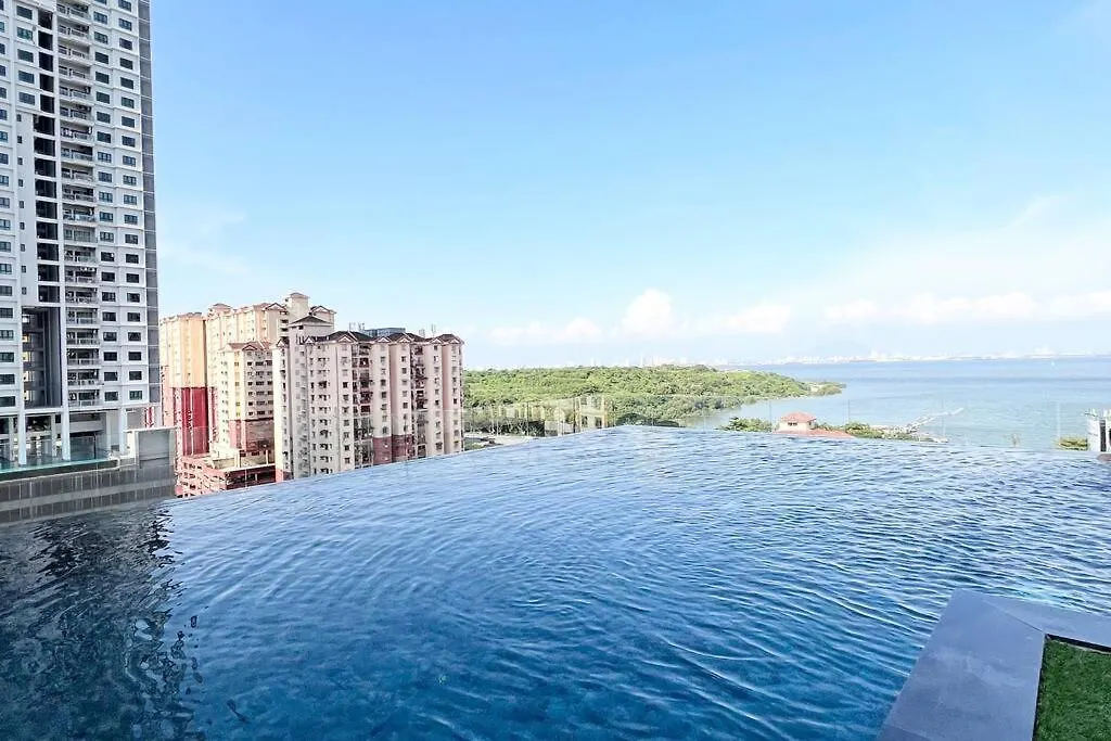 Coastal Hideaway 3Br/2Bath@Georgetown#Sea View Lägenhet Jelutong