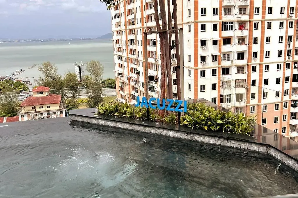 Coastal Hideaway 3Br/2Bath@Georgetown#Sea View Lägenhet Jelutong Malaysia