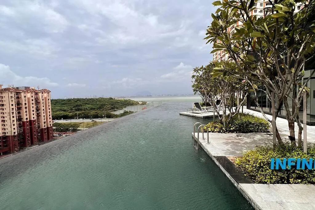 Coastal Hideaway 3Br/2Bath@Georgetown#Sea View Lägenhet Jelutong