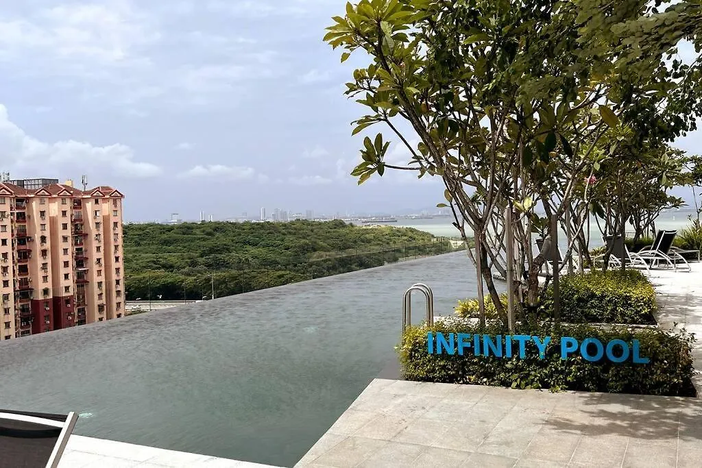 Coastal Hideaway 3Br/2Bath@Georgetown#Sea View Lägenhet Jelutong