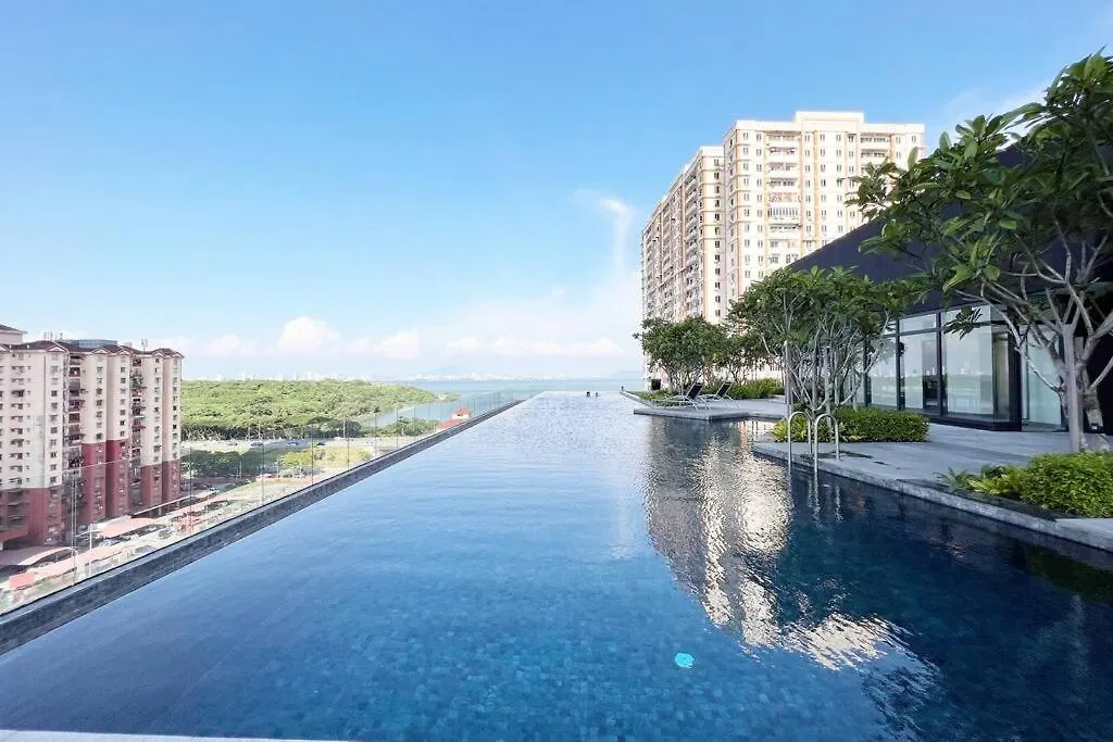 Coastal Hideaway 3Br/2Bath@Georgetown#Sea View Lägenhet Jelutong
