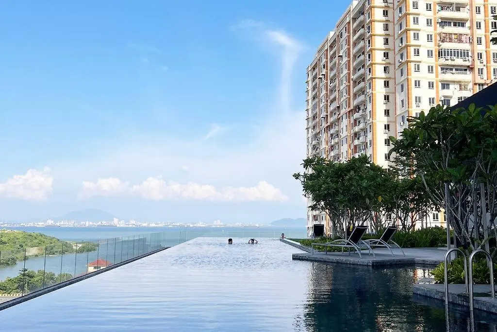 Coastal Hideaway 3Br/2Bath@Georgetown#Sea View Lägenhet Jelutong 0*,  Malaysia